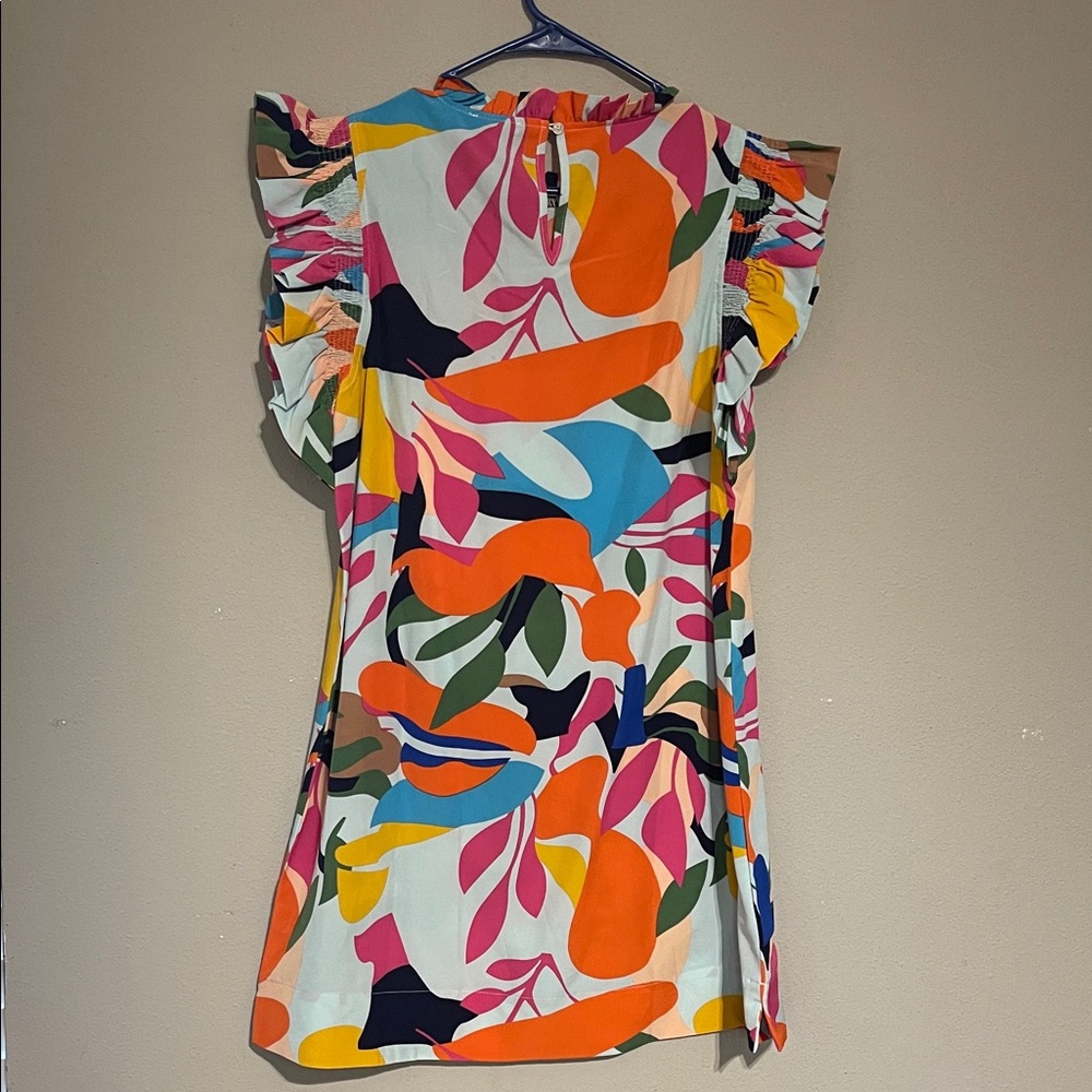 JODIFL Multicolor Abstract Patterned Dress - Picture 6 of 6